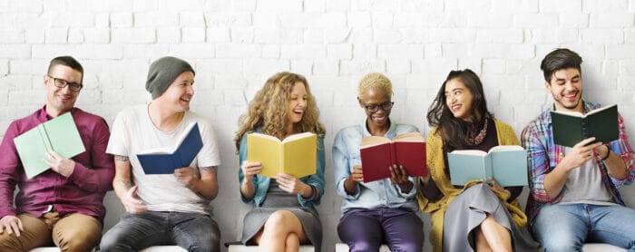 reading printed books