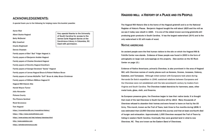 informational booklet