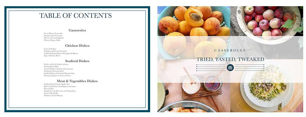 color cookbook printing