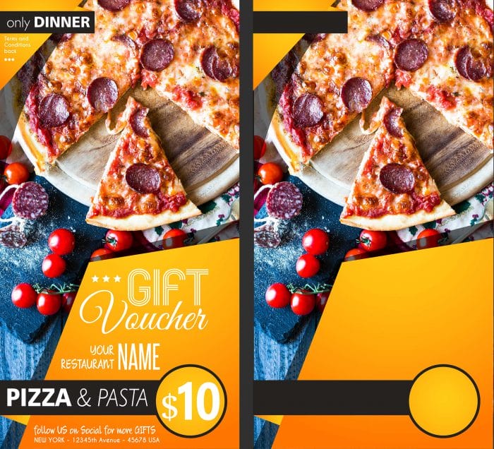 restaurant postcards