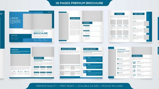 effective company brochure