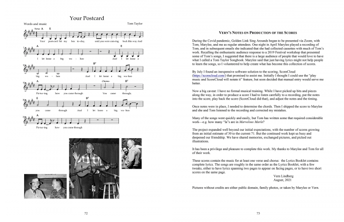 songbook printing project