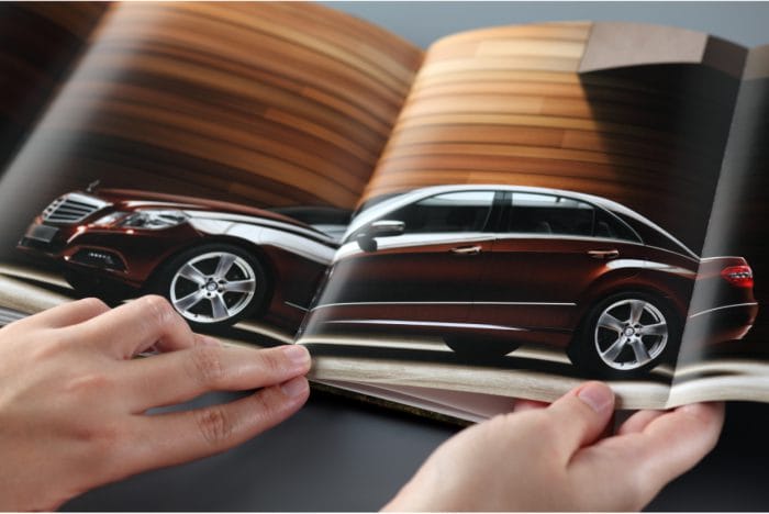 saddle stitch booklet