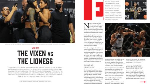 mixed martial arts magazine printing