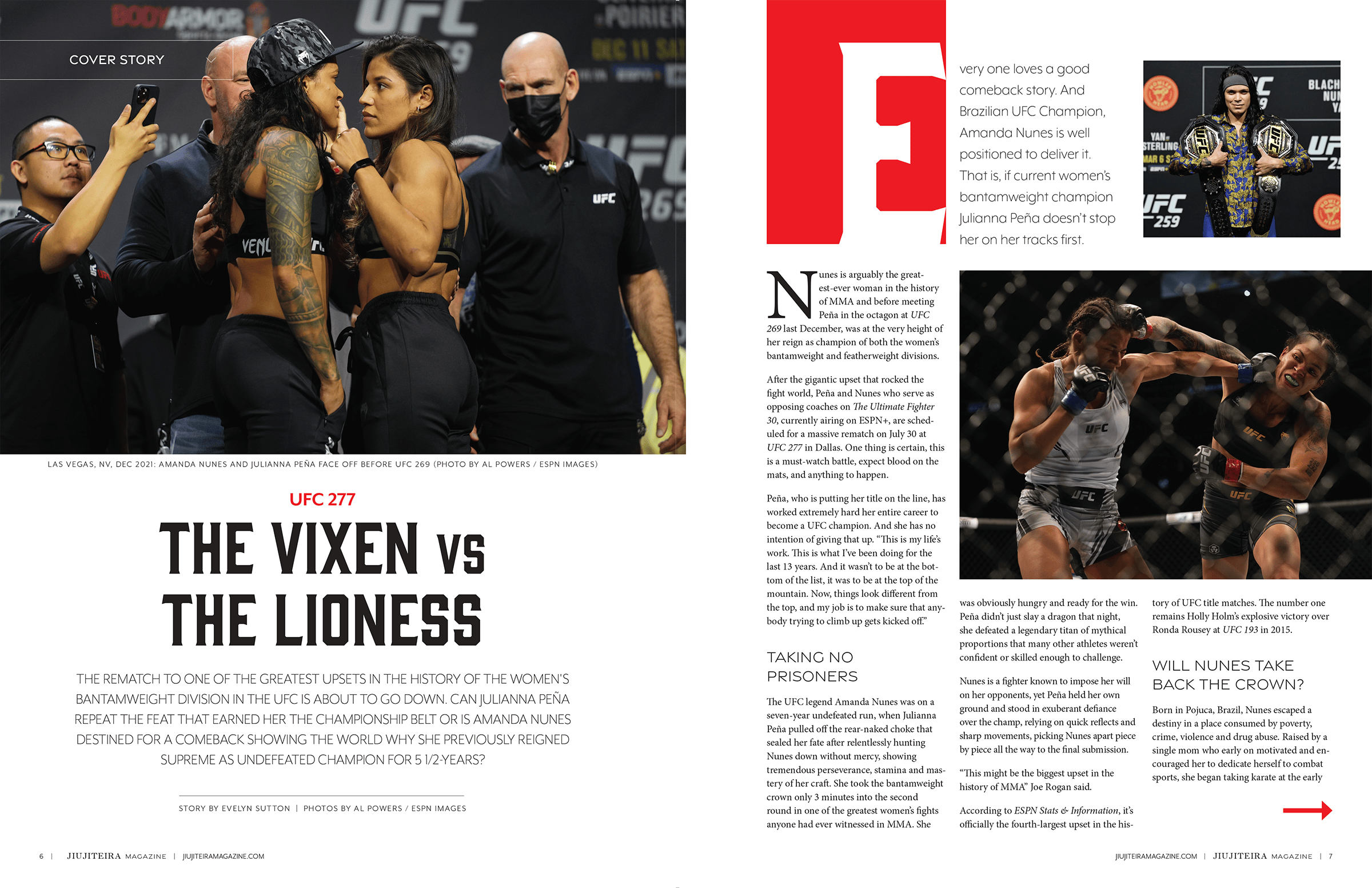 mixed martial arts magazine printing