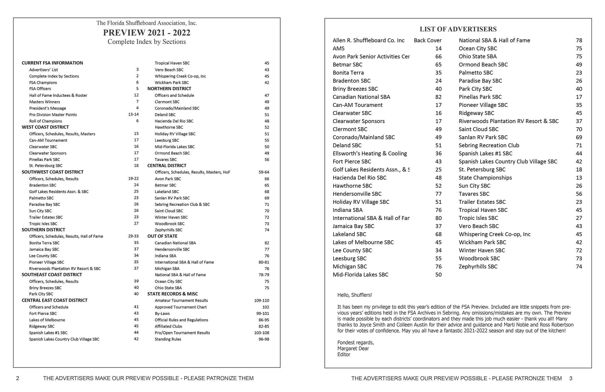 Association Printing Spotlight on Shuffleboard Association Dazzle