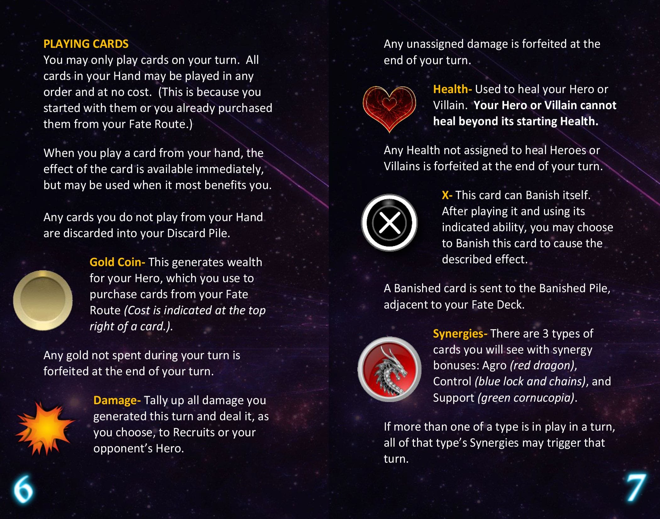 game instruction printing