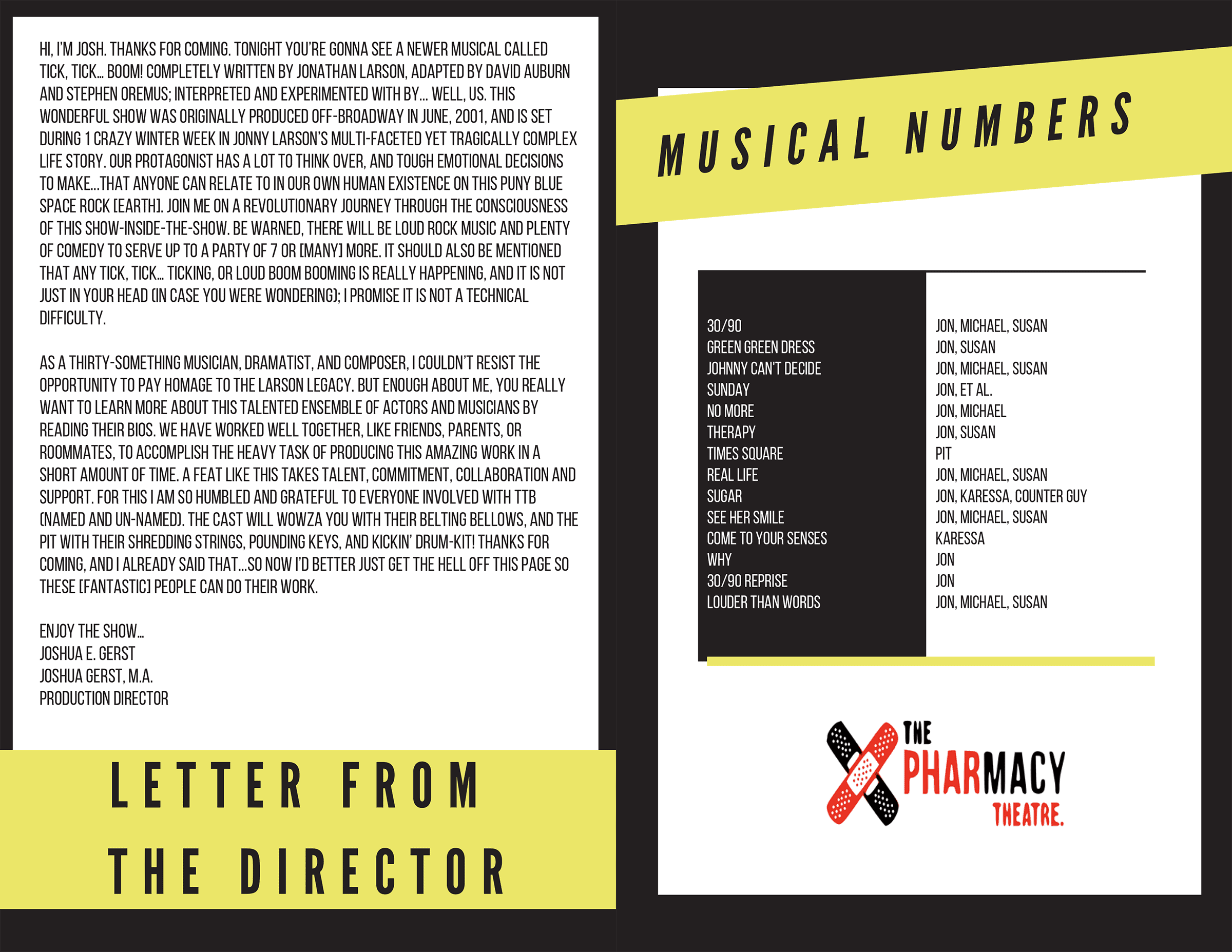 playbill booklet printing